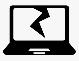 broken screen for laptop repairs in london